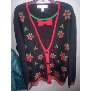 Women's Jolly Sweaters Ugly Christmas XXL Holly Holiday